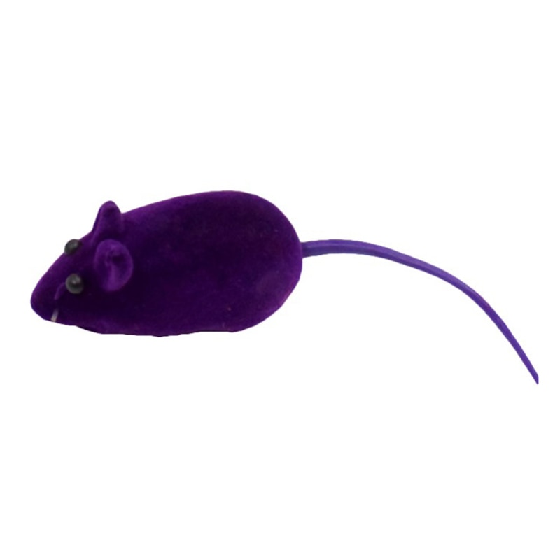 Interactive Sound Plush Rubber Vinyl Mouse Pet Cat Realistic Sound Toys