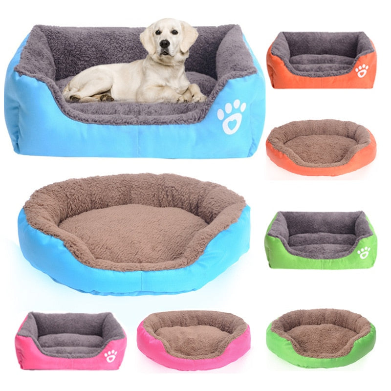 S-3XL Large Pet Cat Dog Bed 13Colors Warm Cozy Dog House Soft