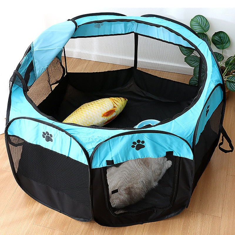 Folding Pet Tent for Cats Dogs Portable Outdoor Cat Bed