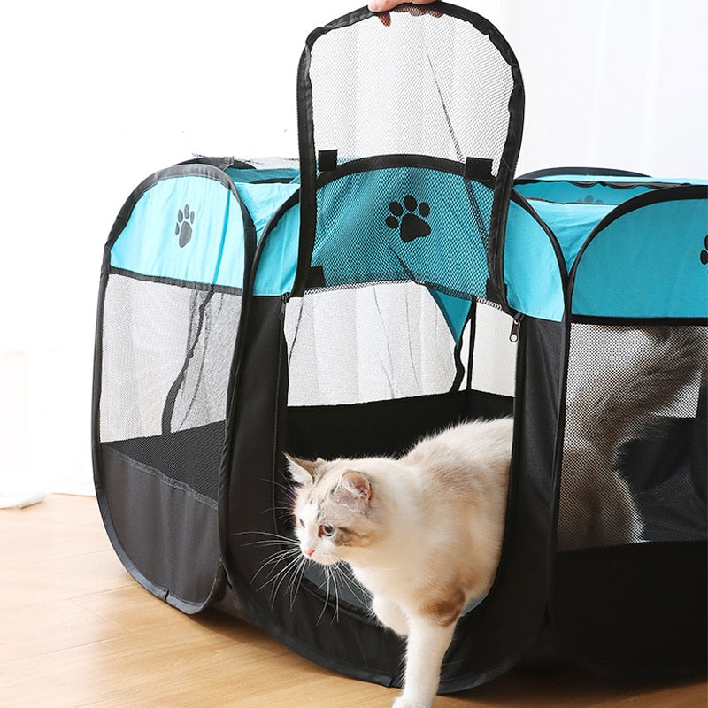 Folding Pet Tent for Cats Dogs Portable Outdoor Cat Bed