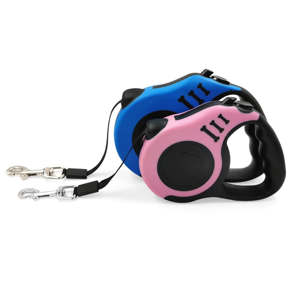 3m/5m Dog Leash Lead Automatic Nylon Dog Collar Extension
