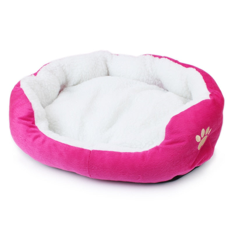 Pet Dog Bed Cashmere Warming Hot Dog Bed House Soft Dog Lounger