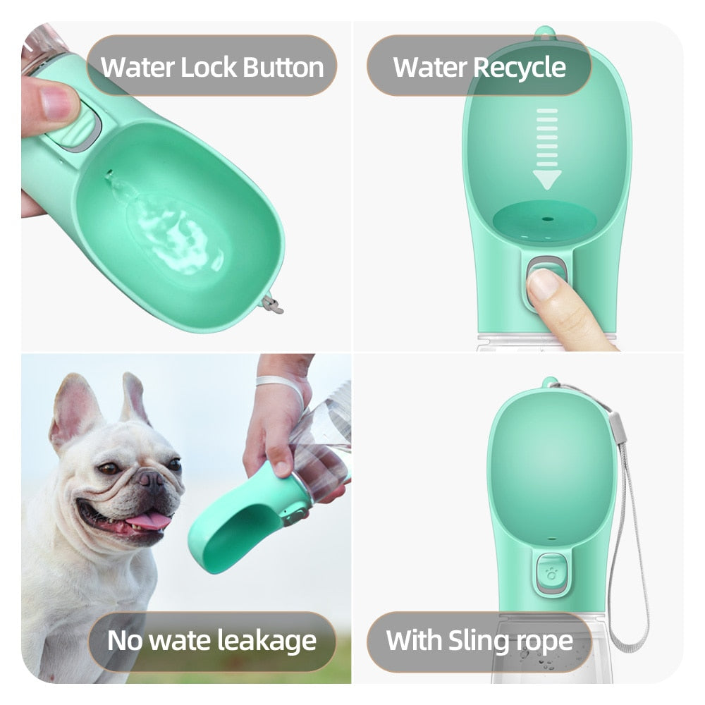 Portable Dog Water Bottle For Small Large Dogs Cat Outdoor