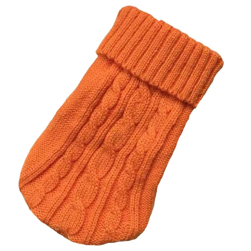 Dog Winter Clothes Knitted Pet Clothes For Small Medium Dogs