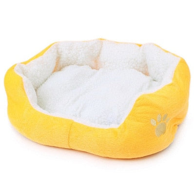 Pet Dog Bed Cashmere Warming Hot Dog Bed House Soft Dog Lounger