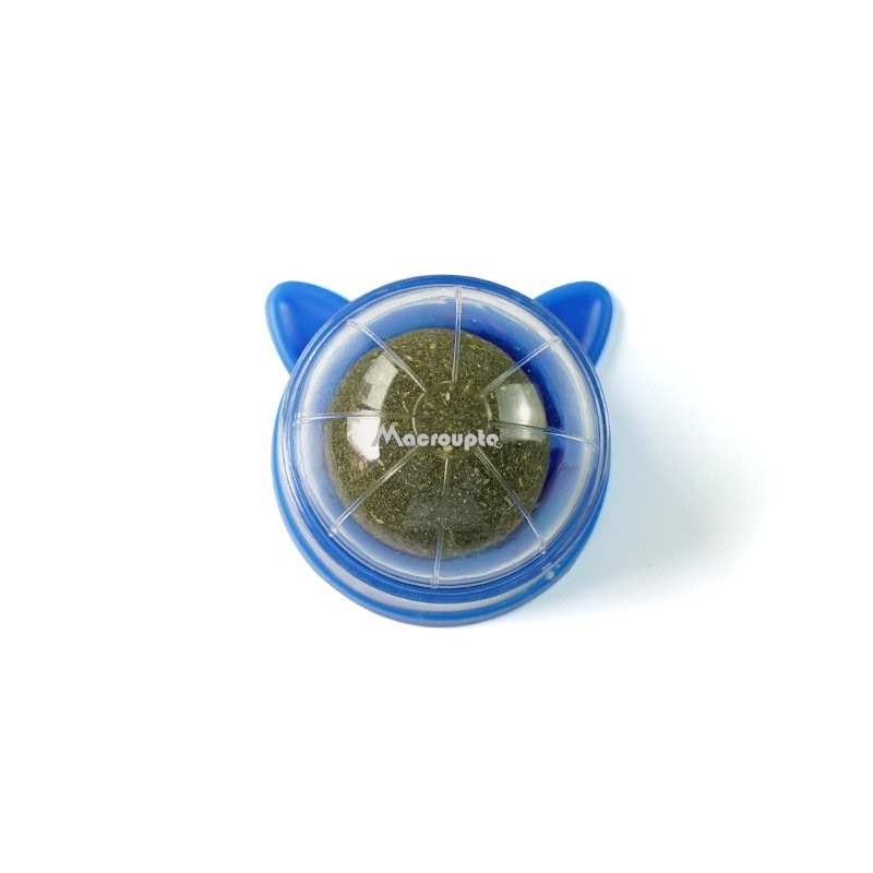 Natural Catnip Cat Wall Stick-on Ball Toy Treats Healthy Natural Removes