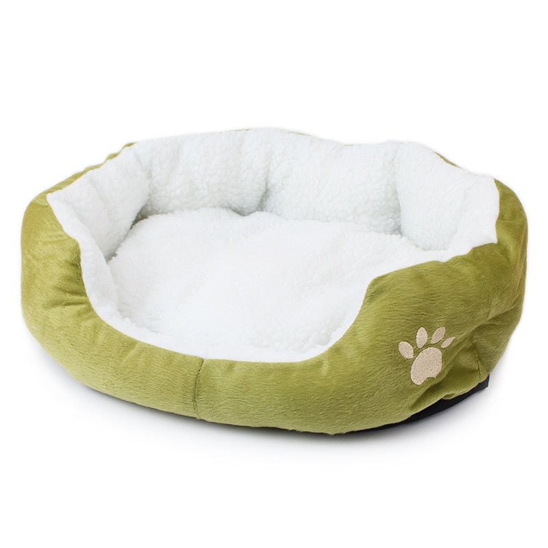 Pet Dog Bed Cashmere Warming Hot Dog Bed House Soft Dog Lounger