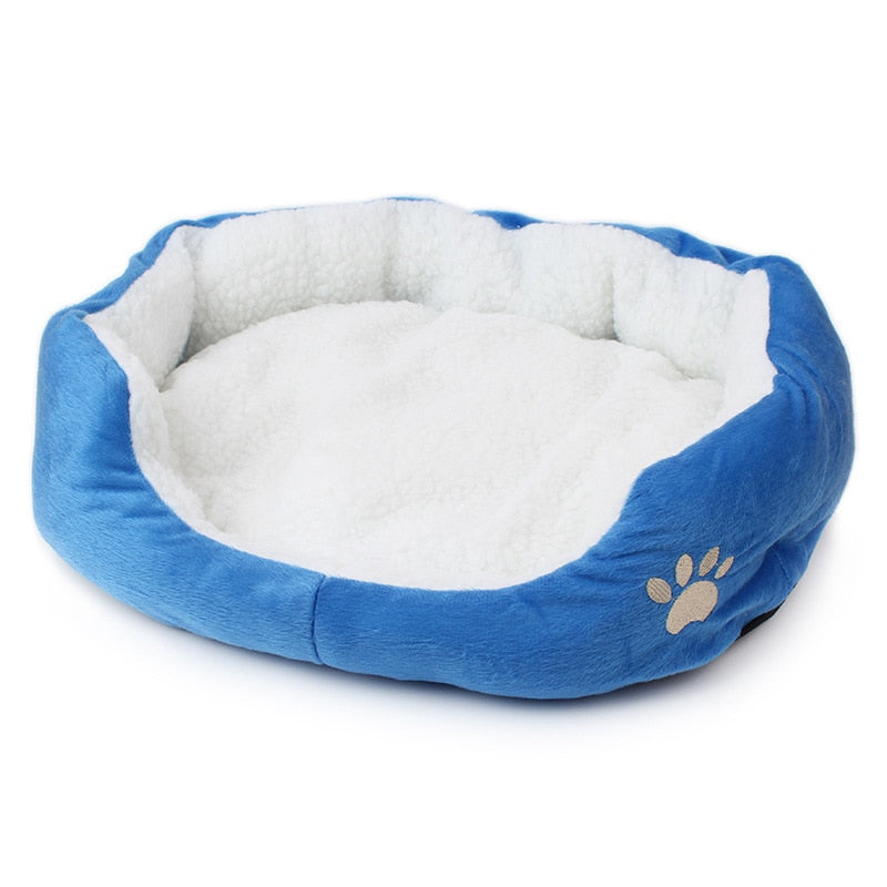 Pet Dog Bed Cashmere Warming Hot Dog Bed House Soft Dog Lounger