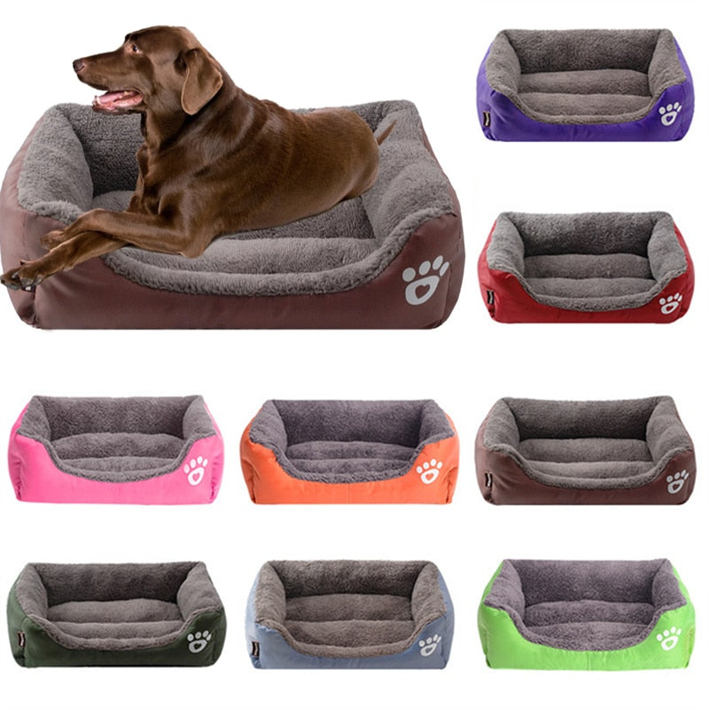 S-3XL Large Pet Cat Dog Bed 13Colors Warm Cozy Dog House Soft