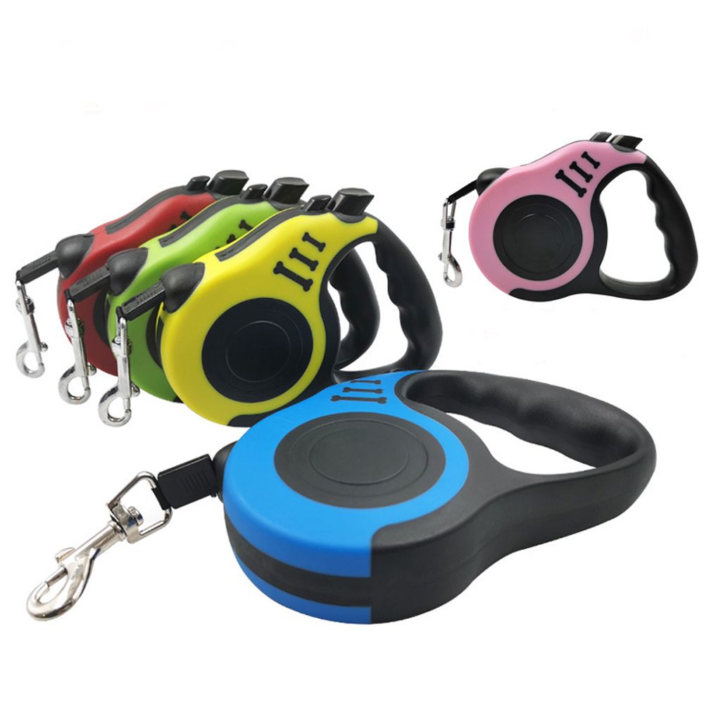 3m/5m Dog Leash Lead Automatic Nylon Dog Collar Extension