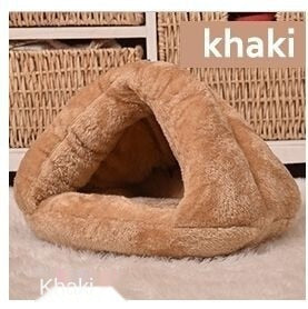 Pet Bed Super Soft Washable Plush  Kennel Deep Sleep  Litter Mat