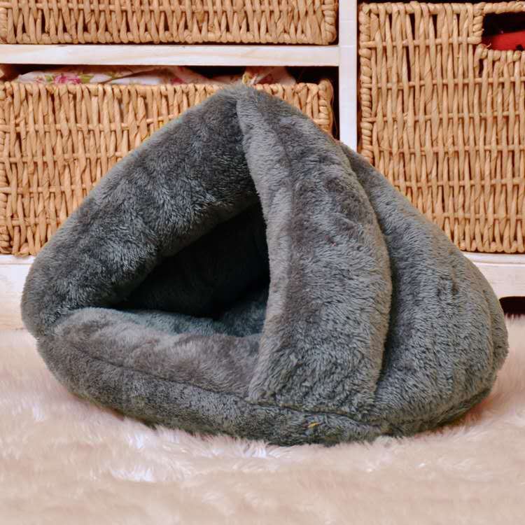 Pet Bed Super Soft Washable Plush  Kennel Deep Sleep  Litter Mat