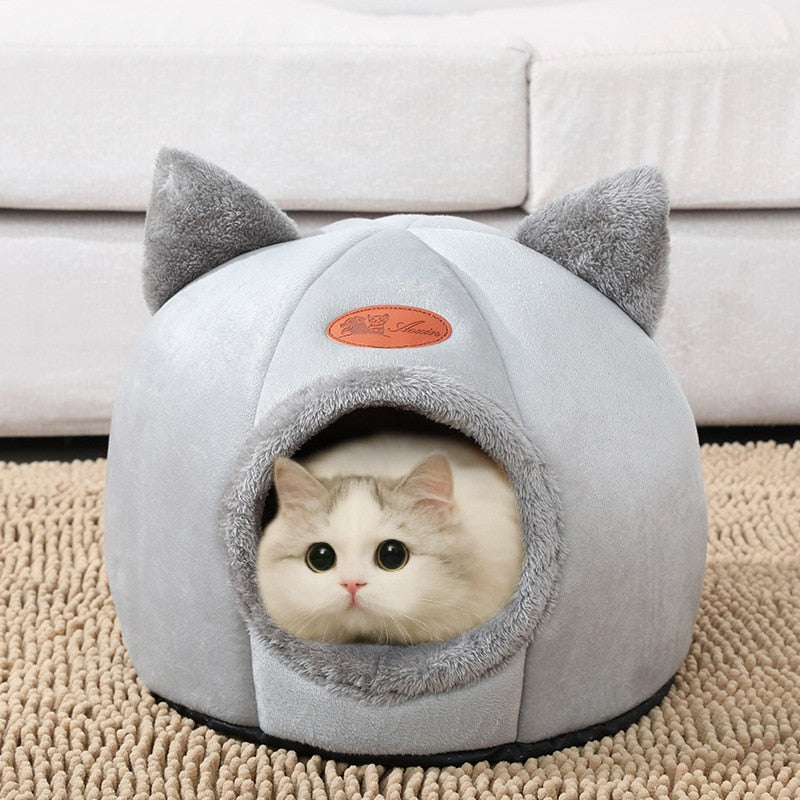 Deep Sleep Comfort In Winter Cat Bed Iittle Mat Basket Small