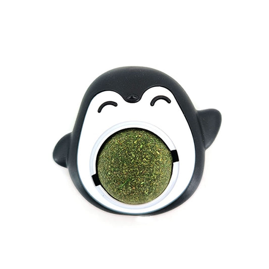 Natural Catnip Cat Wall Stick-on Ball Toy Treats Healthy Natural Removes