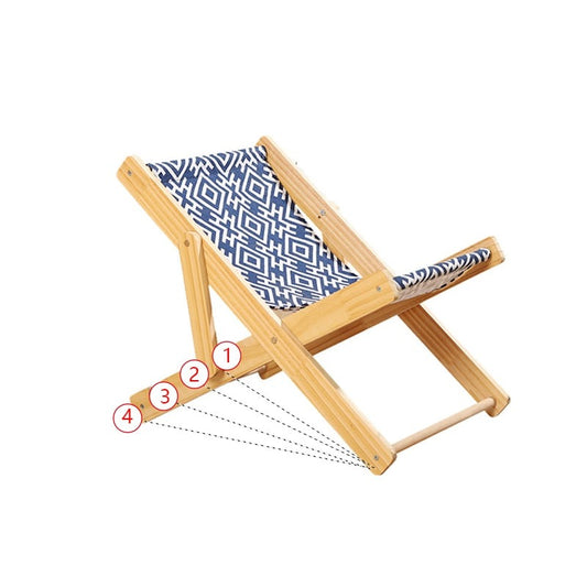 Cat Sisal Chair Bed Kitten Sleeping Nest Adjustable Recliner Portable