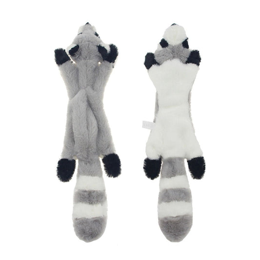 Funny Simulated Animal No Stuffing Dog Toy with Squeakers Durable
