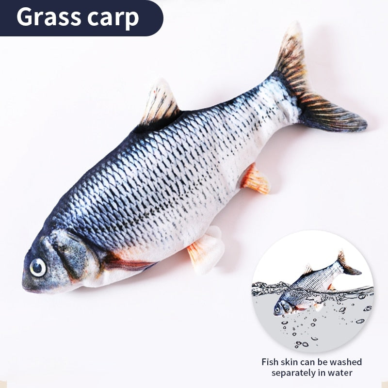 Cat Dog Toy Fish USB Charging Electric Floppy Simulation Fish