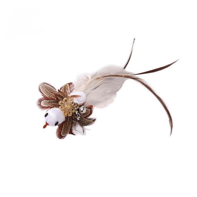 Wire Feather Cat Tickling Stick Pet Products for Cats Pet Cat Toys