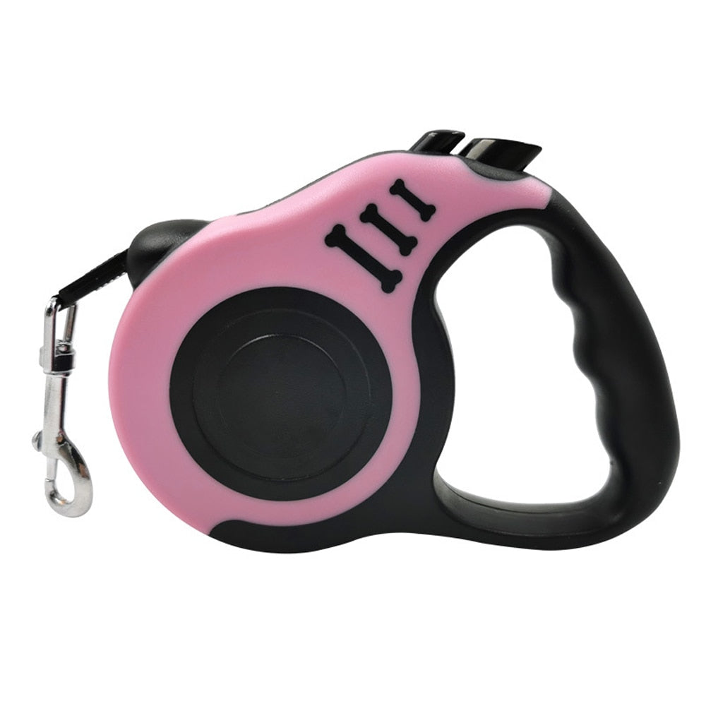 3m/5m Dog Leash Lead Automatic Nylon Dog Collar Extension