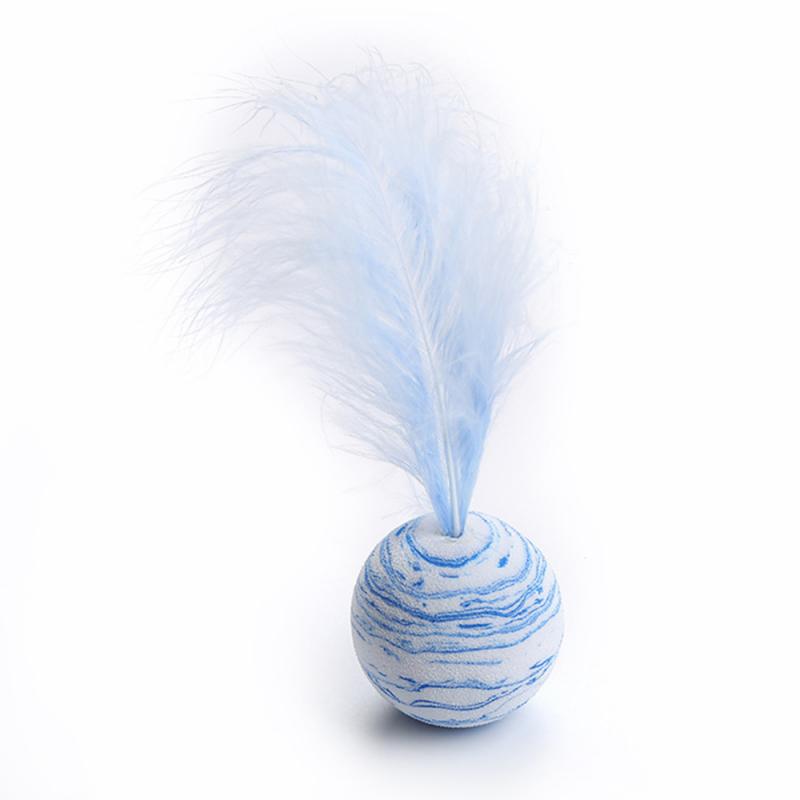 Cat toy Ball Feather Funny Cat Toy Star Ball Plus Feather Ball Throwing Toys