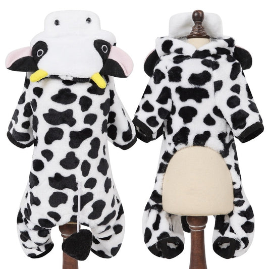 Pet Dog Clothes Soft Warm Fleece Dogs Jumpsuits Pet Clothing