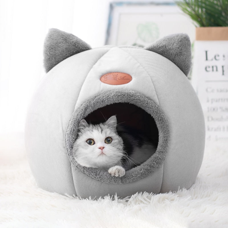 Deep Sleep Comfort In Winter Cat Bed Iittle Mat Basket Small