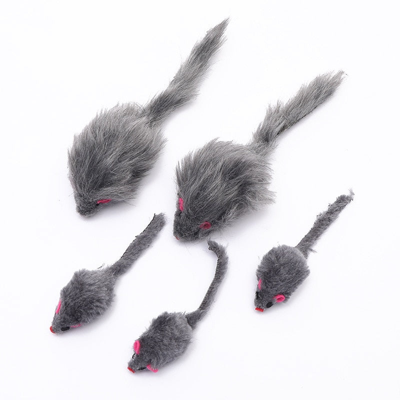 Plush Catmint Simulation Mouse Cat Pet Teasing Interactive Toy