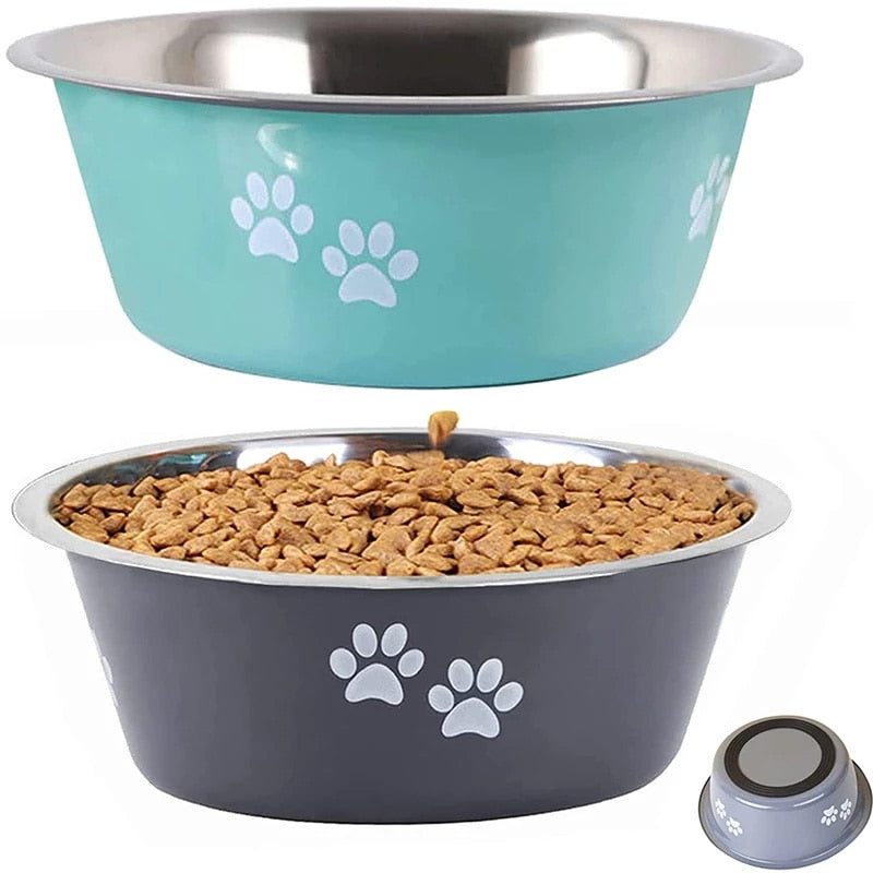 Dog Bowls for Small Medium Large Dog Feeder Bowls Drinkers Stainless Steel